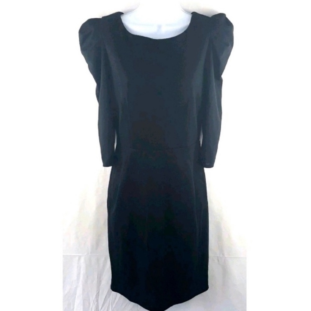 LBD by Topshop exposed rear zipper